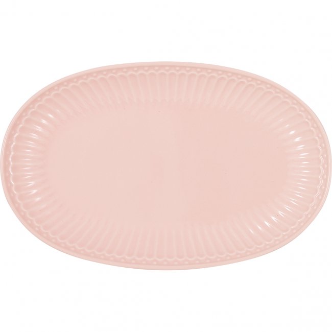 GreenGate Biscuit Bord (Serveerbord) Alice lichtroze (23.5 x 14.5 cm) - Klik op de afbeelding om het venster te sluiten