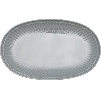 GreenGate Servierteller (Biscuit Plate) Alice Stone grey (23.5 x 14.5 cm)