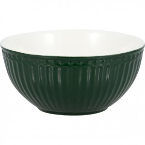 GreenGate Müslischale (Cereal Bowl) Alice pinewood green Ø 14 cm | 500 ml