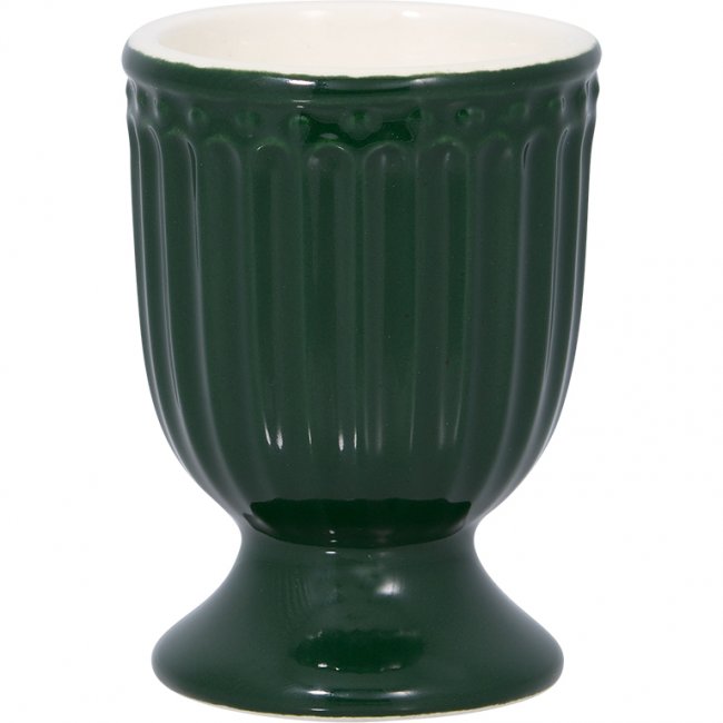 GreenGate Eierbecher - Egg cup Alice Pinewood green Ø 5 cm - zum Schließen ins Bild klicken