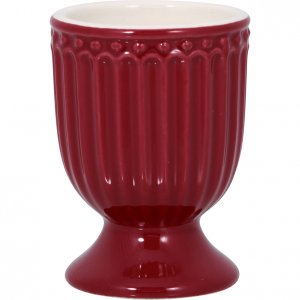 GreenGate Eierbecher - Egg cup Alice claret red Ø 5 cm H 6.5 cm