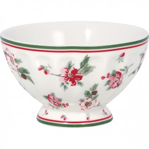 GreenGate French bowl medium Astrid white