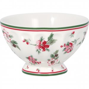 GreenGate Schüssel (French Bowl) (medium) Astrid white