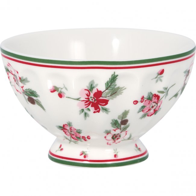 GreenGate Schaaltje (French Bowl) medium Astrid white - Klik op de afbeelding om het venster te sluiten