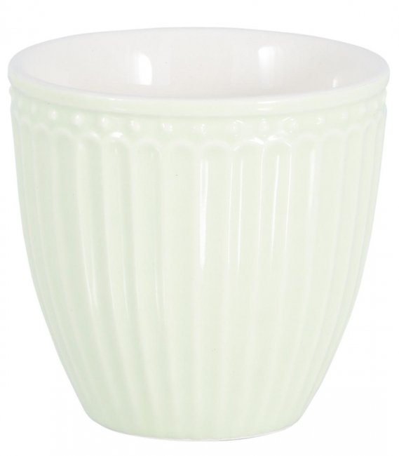 GreenGate Espressokopje (mini latte cup) Alice licht groen - 125ml - Klik op de afbeelding om het venster te sluiten