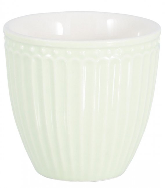 GreenGate Espressobecher (Mini Latte Cup) Alice pale green - 125ml - zum Schließen ins Bild klicken