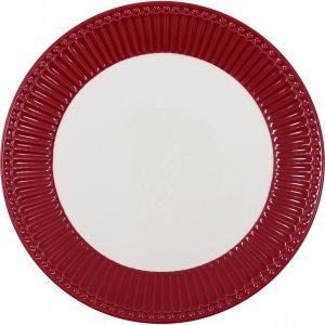 GreenGate Teller - Plate Alice Claret red (23 cm)