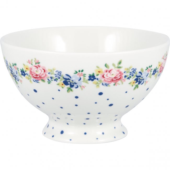 GreenGate Soup bowl Laura white - Click Image to Close
