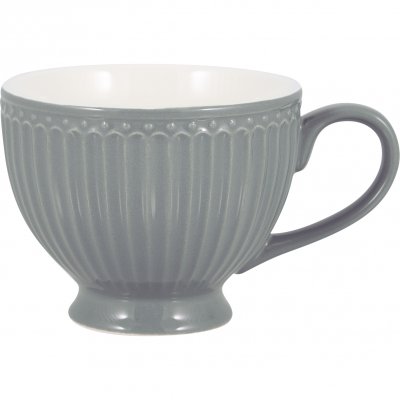 GreenGate Theekop Alice stone grey Ø11cm H9.5cm - 400ml