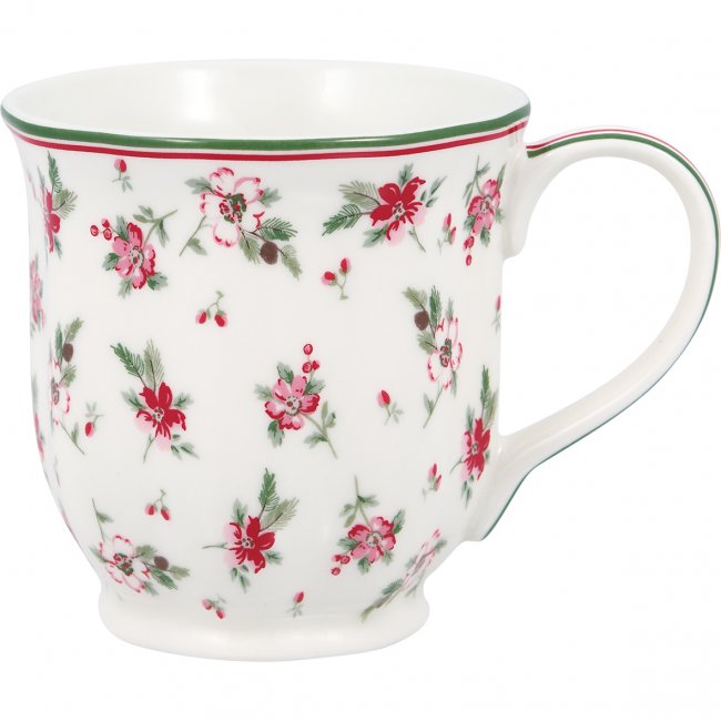 GreenGate Tea mug Astrid white - Click Image to Close