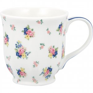 GreenGate Tea mug Augusta white