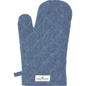 GreenGate Grill glove Alicia dark blue (28 x 18 cm)