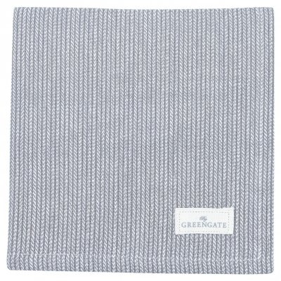 GreenGate Napkin Alicia pale grey (40 x 40 cm)