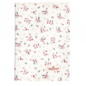 GreenGate Tea towel Emberly white (50 x 70 cm)