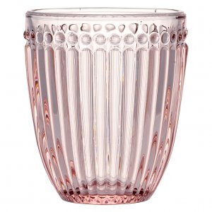 GreenGate Wasserglas Alice pale pink (350ml)