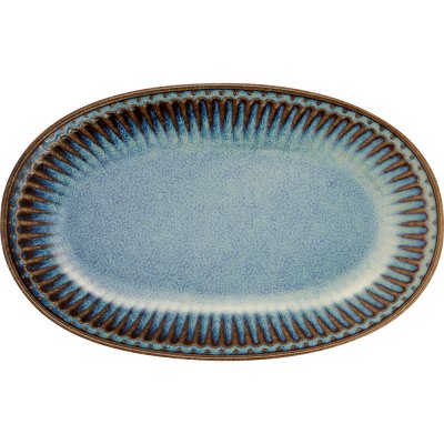 GreenGate Gebäckteller (Biscuit Plate) Alice oyster blue (14.5 x 23 cm)