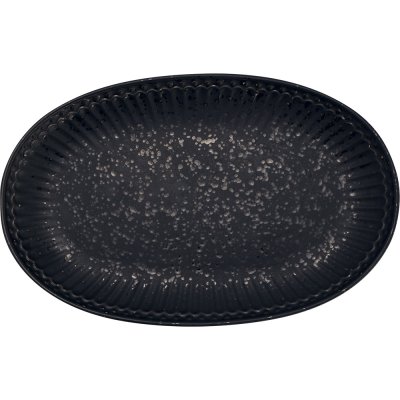 GreenGate Biscuit plate Alice Volcano Black (14.5 x 23 cm)