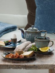 GreenGate Dinerbord Alice oyster blauw (Ø26.5 cm)