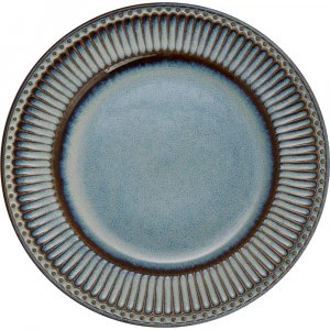 GreenGate Essteller - Dinnerplate Alice oyster blue (Ø26.5 cm)