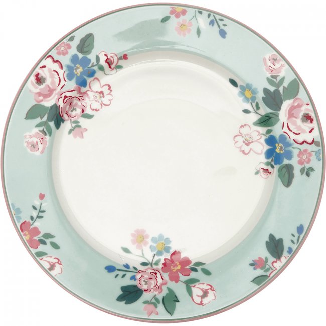 GreenGate Dinerbord Inge-Marie mint (Ø26.5 cm) - Klik op de afbeelding om het venster te sluiten