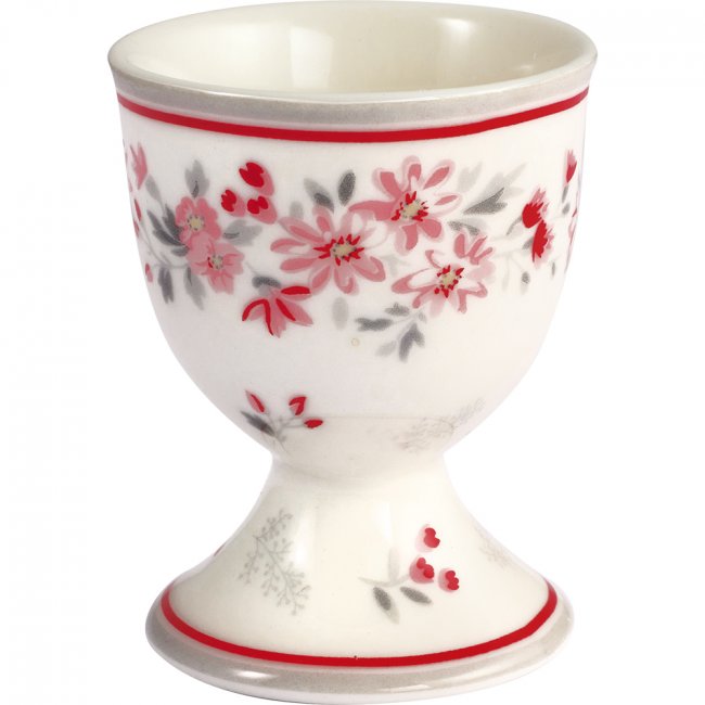 GreenGate Egg cup Emberly white (40 ml) - Click Image to Close
