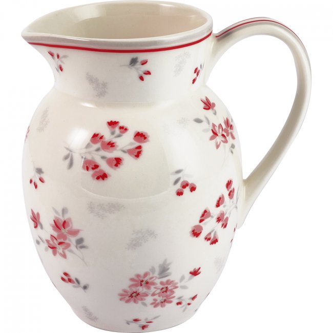 GreenGate Krug (Jug) Emberly Weiß 0,5L - zum Schließen ins Bild klicken