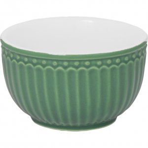 GreenGate Mini bowl Alice Dusty Green 150 ml - H 5 cm - Ø 8.5 cm