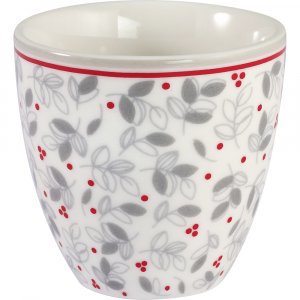 GreenGate Mini latte cup Adley white 130 ml - Ø 7 cm