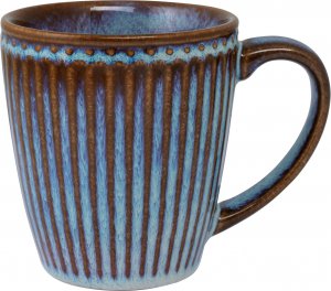 GreenGate Koffiemok Alice oyster blauw 400 ml - Ø 9 cm
