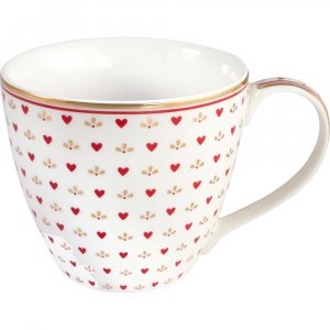 GreenGate Mug Layla petit white 300 ml - Ø 10 cm