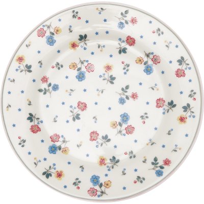 GreenGate Plate Adelena white Ø 20.5 cm