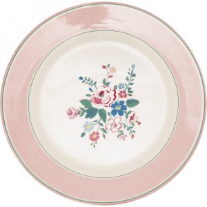 GreenGate Ontbijtbord Inge-Marie licht roze Ø 20.2 cm