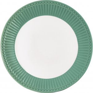 GreenGate Dessert Plate (small plate) Alice Dusty Green Ø 17.5 cm