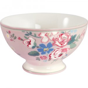 GreenGate Soup bowl Inge-Marie pale pink (500 ml)