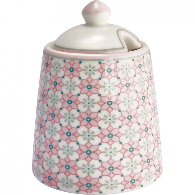 GreenGate Sugar pot Gwen licht roze (200 ml) - Klik op de afbeelding om het venster te sluiten