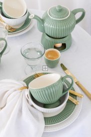 GreenGate Teetasse - Teacup Alice Dusty Green Ø11cm H9.5cm - 400ml