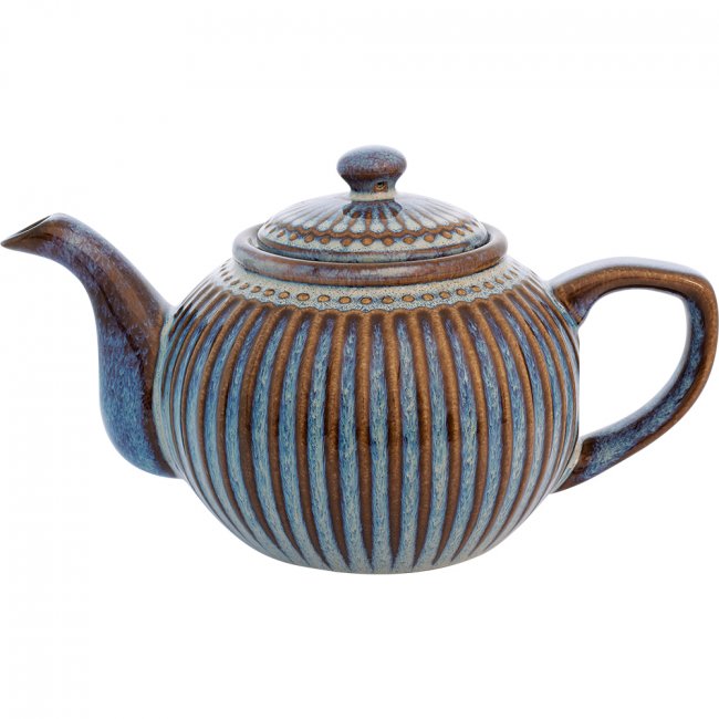 GreenGate Theepot Alice oyster blauw (1 liter) - Klik op de afbeelding om het venster te sluiten