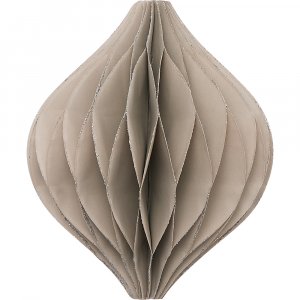 GreenGate Kerst Honeycomb grijs opvouwbaar (H 12 cm)