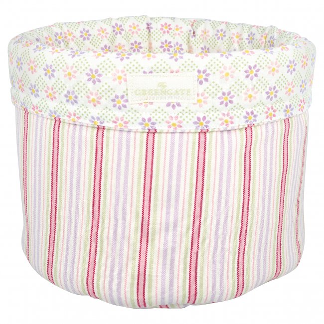 GreenGate Broodmandje Evelina wit (17x21 cm) - Klik op de afbeelding om het venster te sluiten