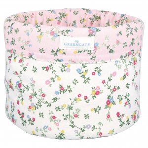 GreenGate Brotkorb (Bread Basket) Leona white (17x21 cm)