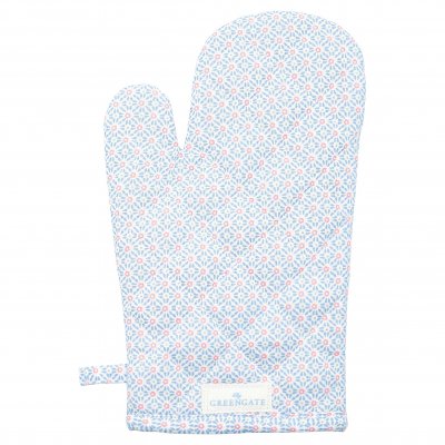 GreenGate Grillhandschuh (Grill Glove) Suzette pale blue (28 x 18 cm)