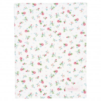 GreenGate Tablecloth Alma petit white (100 x 100 cm)