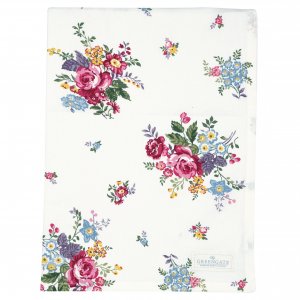 GreenGate Tischdecke (Tablecloth) Elina white (145 x 250 cm)