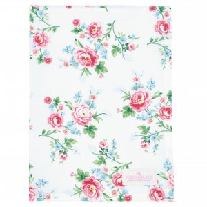 GreenGate Tea towel Alma white (50 x 70 cm)