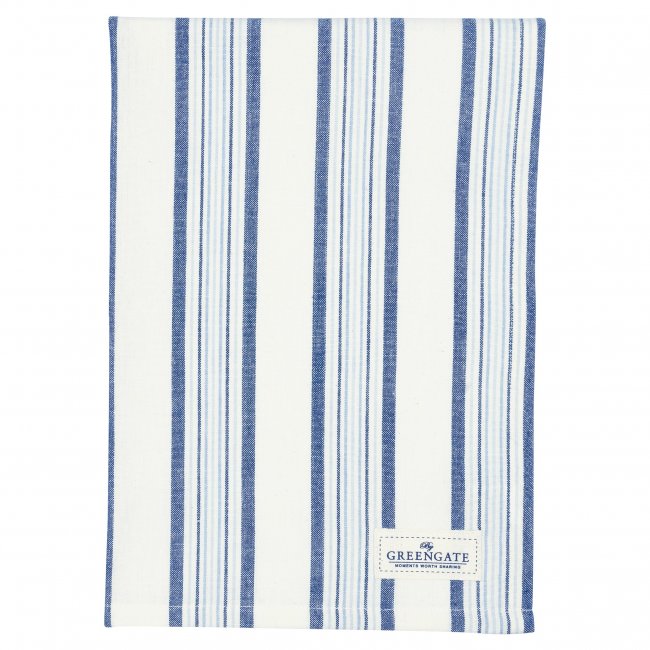 GreenGate Geschirrtuch (Tea towel) Helen blue (50 x 70 cm) - zum Schließen ins Bild klicken