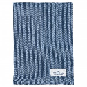 GreenGate Tea towel Alicia dark blue (50 x 70 cm)