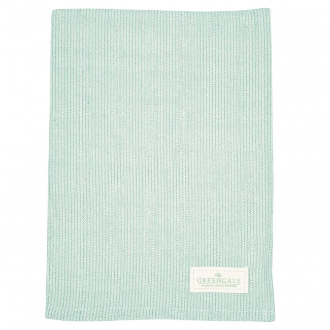 GreenGate Geschirrtuch (Tea towel) Alicia pale green (50 x 70 cm) - zum Schließen ins Bild klicken