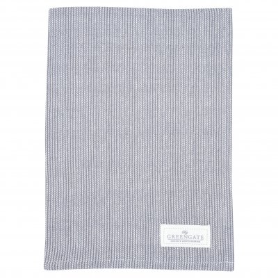 GreenGate Tea towel Alicia pale grey (50 x 70 cm)