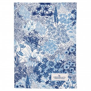 GreenGate Theedoek Kristel blauw (50 x 70 cm)