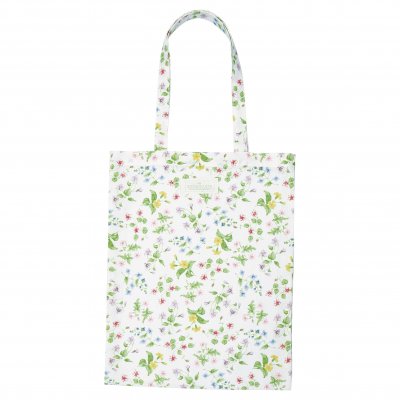 GreenGate Shopper Tasche (Shopping Bag) Baumwolle Karolina white (45x34 cm)